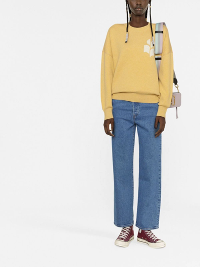 Levi's Ribcage Straight Ankle Jeans In Blue