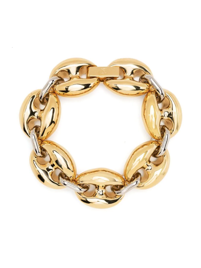 Shop Rabanne Chunky Chain-link Bracelet In Gold