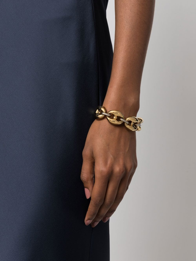 Shop Rabanne Chunky Chain-link Bracelet In Gold