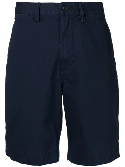 Shop Polo Ralph Lauren Knee-length Chino Shorts In Blue
