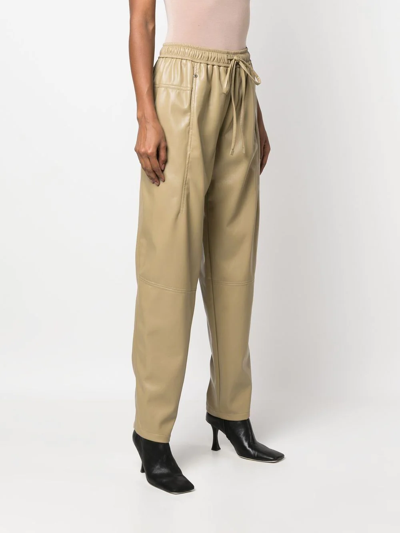 Shop Low Classic Drawstring Elasticated Trousers In Khakibeige