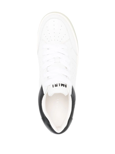 Shop Amiri Stadium Low-top Sneakers In White