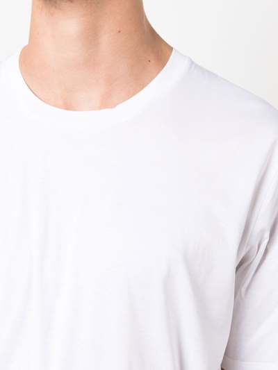 Shop Jil Sander Short-sleeve Cotton T-shirt In White