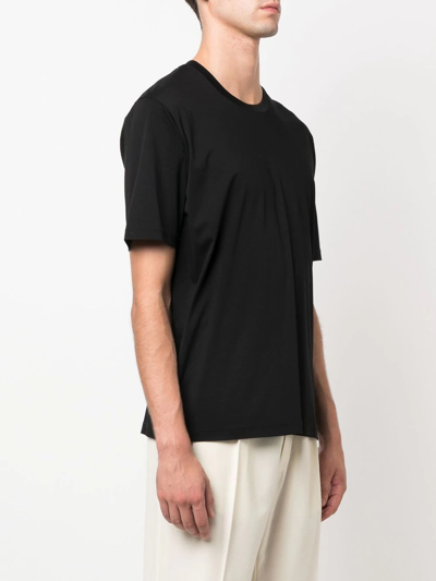 Jil Sander Dropped-sleeve Cotton-jersey T-shirt In Black
