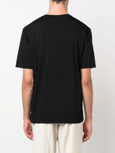 Shop Jil Sander Short-sleeve Cotton T-shirt In Black