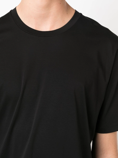 Jil Sander Dropped-sleeve Cotton-jersey T-shirt In Black