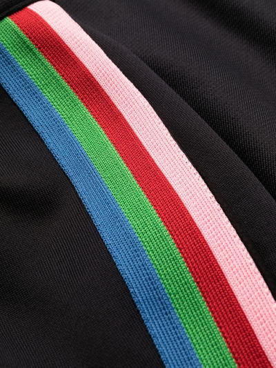 Shop Dsquared2 Stripe-detail Track Pants In Black