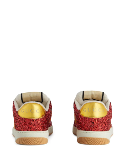 Shop Gucci Lovelight Screener Sneakers In Multicolour