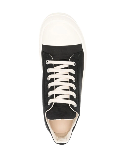 Shop Rick Owens Drkshdw Low-top Sneakers In Black