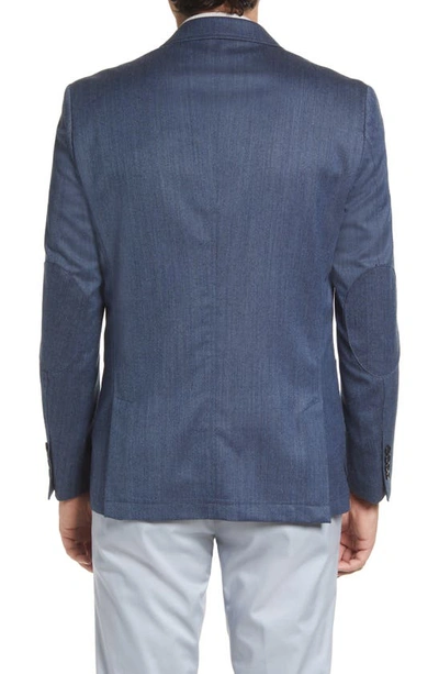 Daniel Hechter Haven Twill Wool Blend Sport Coat In Blue