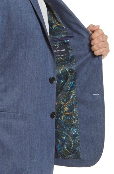 Daniel Hechter Haven Twill Wool Blend Sport Coat In Blue
