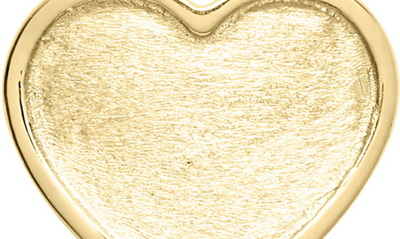 Mignonette 14k Gold Heart Stud Earrings In Gold