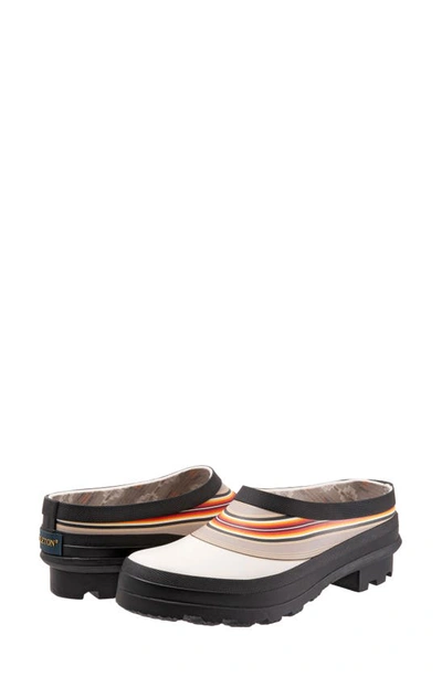 Shop Pendleton Serape Stripe Garden Clog In White