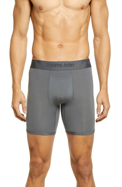 Shop Tommy John Second Skin 6-inch Boxer Briefs In Turbulence