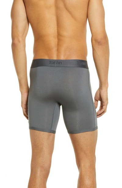 Shop Tommy John Second Skin 6-inch Boxer Briefs In Turbulence