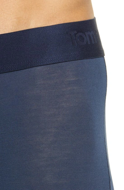 Shop Tommy John Second Skin 6-inch Boxer Briefs In Dress Blues