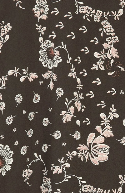 Shop Treasure & Bond Kids' Print Slipdress In Black Raven Floral