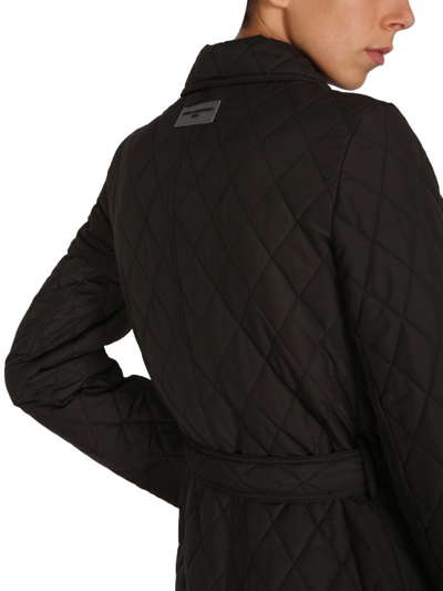 Shop Stella Mccartney Belted Trench Coat In Black