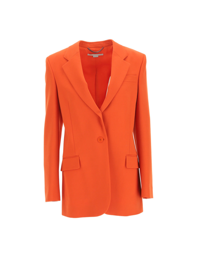 Shop Stella Mccartney Jackets In Tangerine