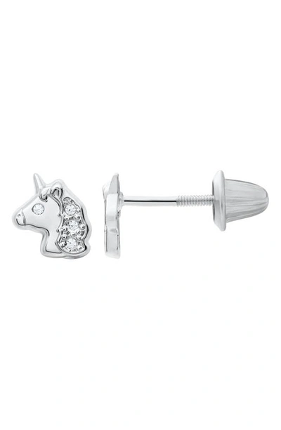 Shop Mignonette Sterling Silver Unicorn Stud Earrings