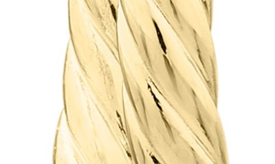 Mignonette 14k Gold Spiral Hoop Earrings In Gold