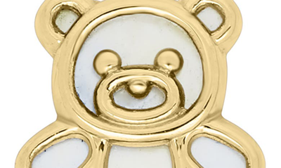 Shop Mignonette 14k Gold Teddy Bear Stud Earrings