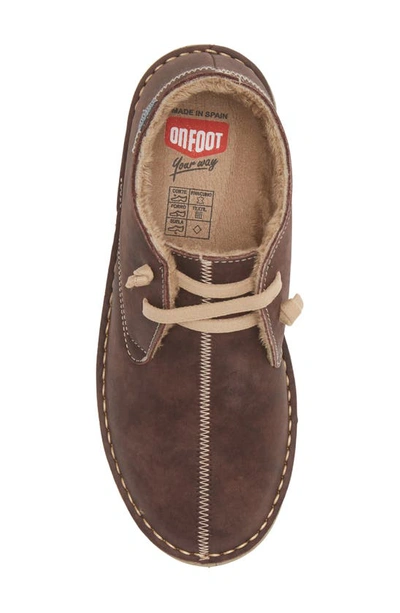 On Foot Water Repellent Chukka Sneaker In Brown