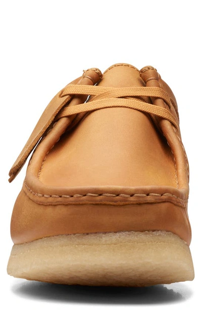 Shop Clarks Wallabee Chukka Boot In Tan Leather