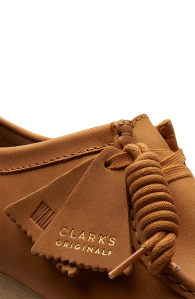 Shop Clarks Wallabee Chukka Boot In Tan Leather
