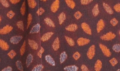 Shop Ulla Johnson Aninda Mix Print Long Sleeve Silk Blouse In Agate