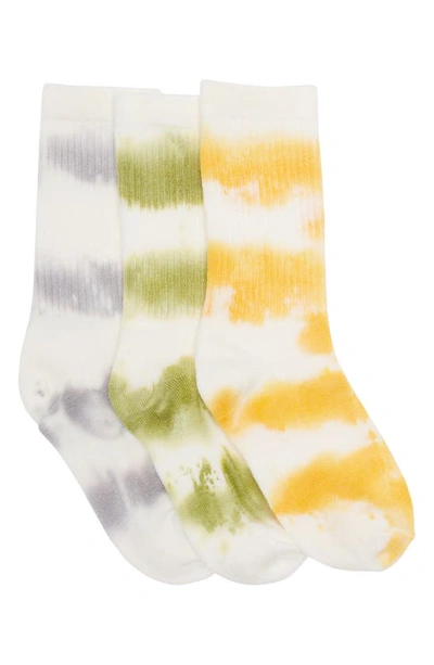Shop Nordstrom Rack Crew Socks In Multi Tie Dye Pack