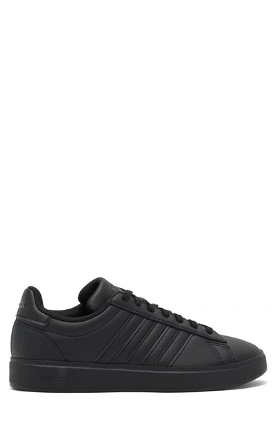 Shop Adidas Originals Grand Court 2.0 Sneaker In Core Black / Black / White