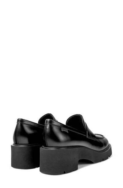 Shop Camper Milah Penny Loafer In Black