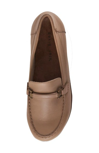 David Tate Castle Loafer In Taupe