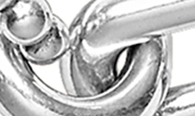 Lagos Signature Caviar Link Necklace In Silver