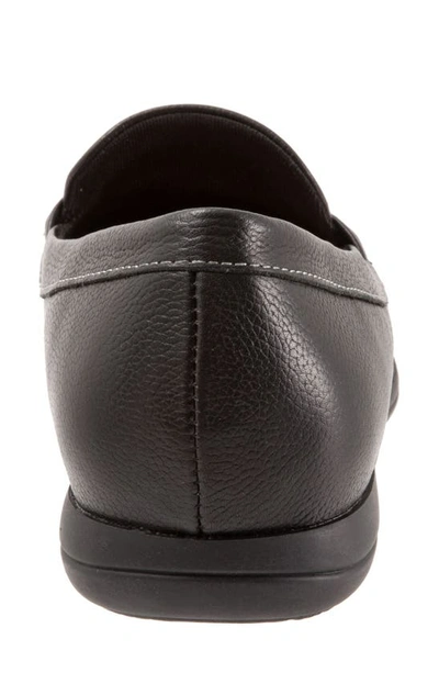 Shop Trotters Dawson Tassel Loafer In Black Leather