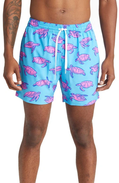 Shop Chubbies Classic Lined 5.5-inch Swim Trunks In The Tortugas