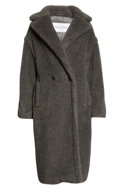 Max Mara Teddy Bear Icon Alpaca And Wool-blend Coat In Grey | ModeSens