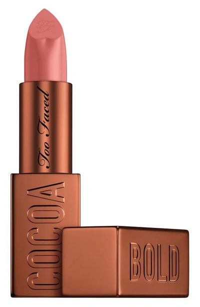 Too Faced Cocoa Bold Cream Lipstick Milkshake 0.11 oz / 3.3 G In Milkshake