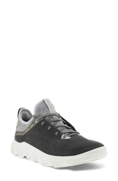 Shop Ecco Mx Lace-up Sneaker In Steel/ Concrete