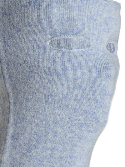 Shop Extreme Cashmere All Turtleneck Sweater In Light Blue