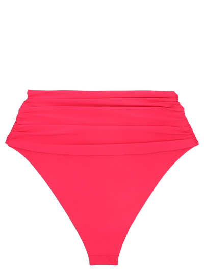 Shop Magda Butrym Twisted Bikini Briefs In Fuchsia