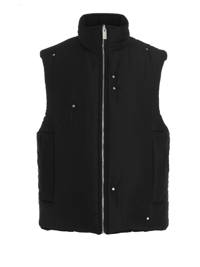 Shop Alyx Puffer Reversible Vest In Black