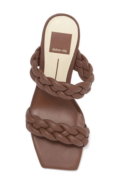 Shop Dolce Vita Paily Braided Heeled Sandal In Espresso Stella