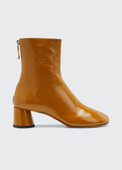 Shop Proenza Schouler Glove Patent Leather Ankle Boots In Crinkle Patent Am