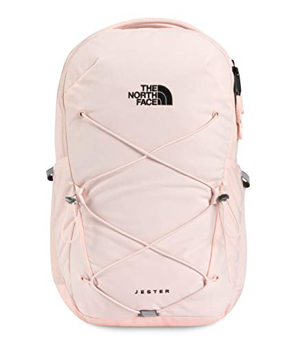 north face jester backpack black and pink
