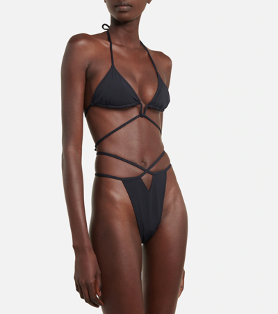 Tropic Of C Gia Bikini Bottoms In Black
