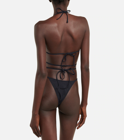 Shop Tropic Of C Gia Triangle Bikini Top In Black
