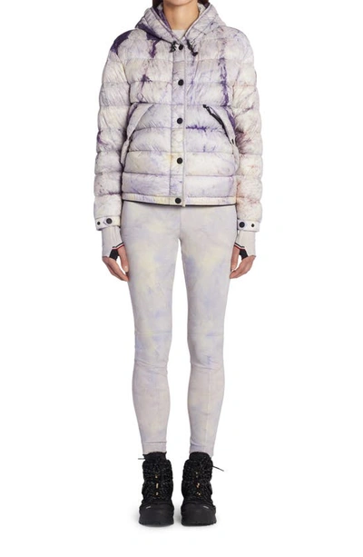 Shop Moncler Rives Tie Dye Packable Down Puffer Jacket In Purple