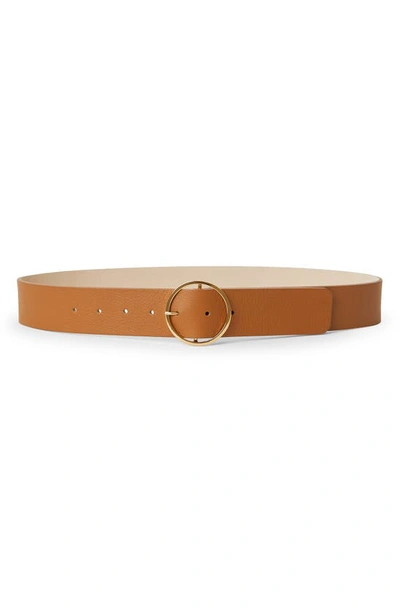 Shop B-low The Belt Molly Leather Belt In Cuoio Gold